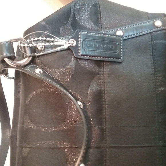 COACH Glitter C w/Studs EUC - Picture 2 of 11